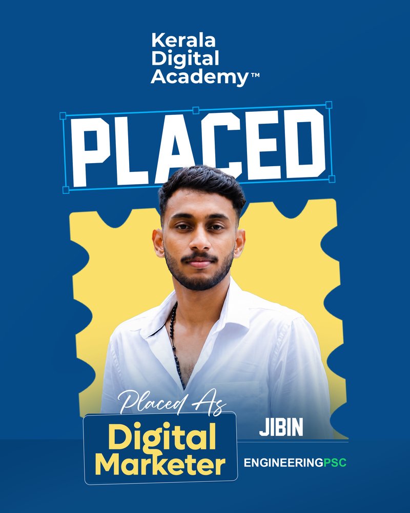 Jibin, placed as Digital Marketer